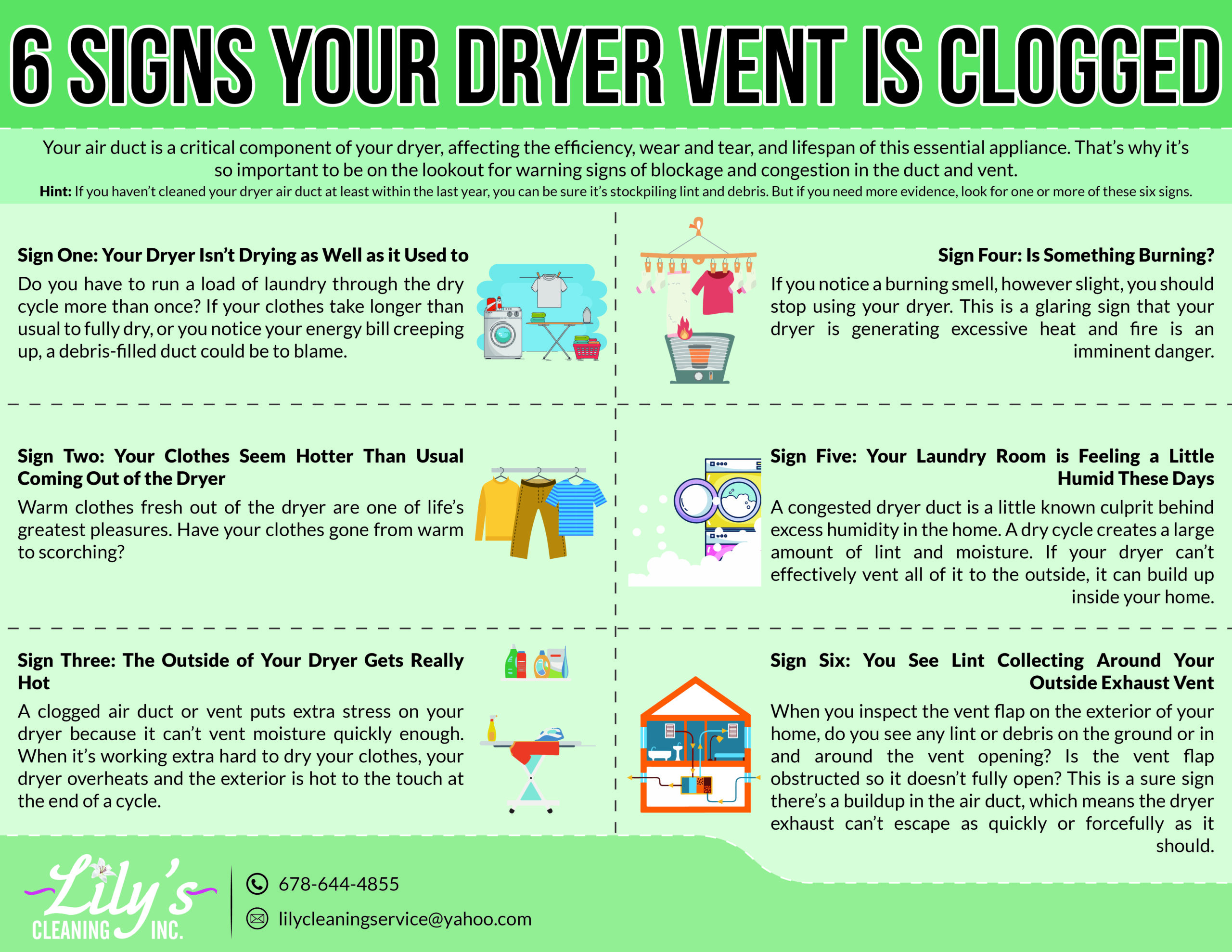 lilys-cleaning-6-signs-your-dryer-vent-is-clogged-infographoc